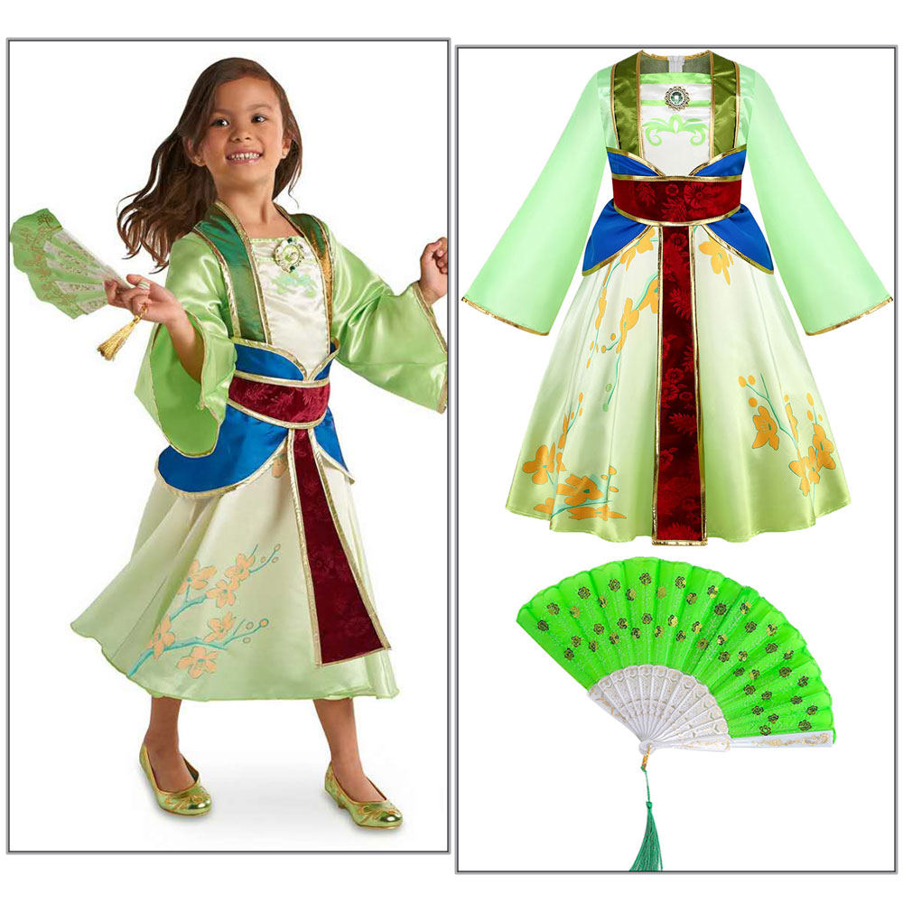 カーニバルコスプレハロウィンベビーガールズムーラン風パーティ - Baby Clothing Dresser のレビューと価格
